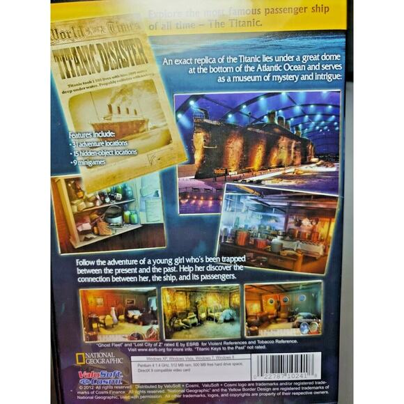 Nat Geo Adventure Ghost Fleet Titanic Herods Cleopatra PC Computer Game History - Picture 5 of 5